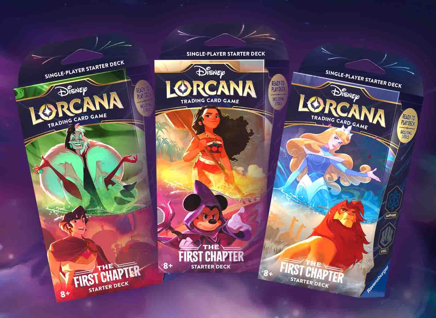 How To Upgrade All 3 Starter Decks In Disney Lorcana | TCGplayer